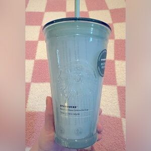 Starbucks Recycled Coke Bottle Clear Glass Tumbler